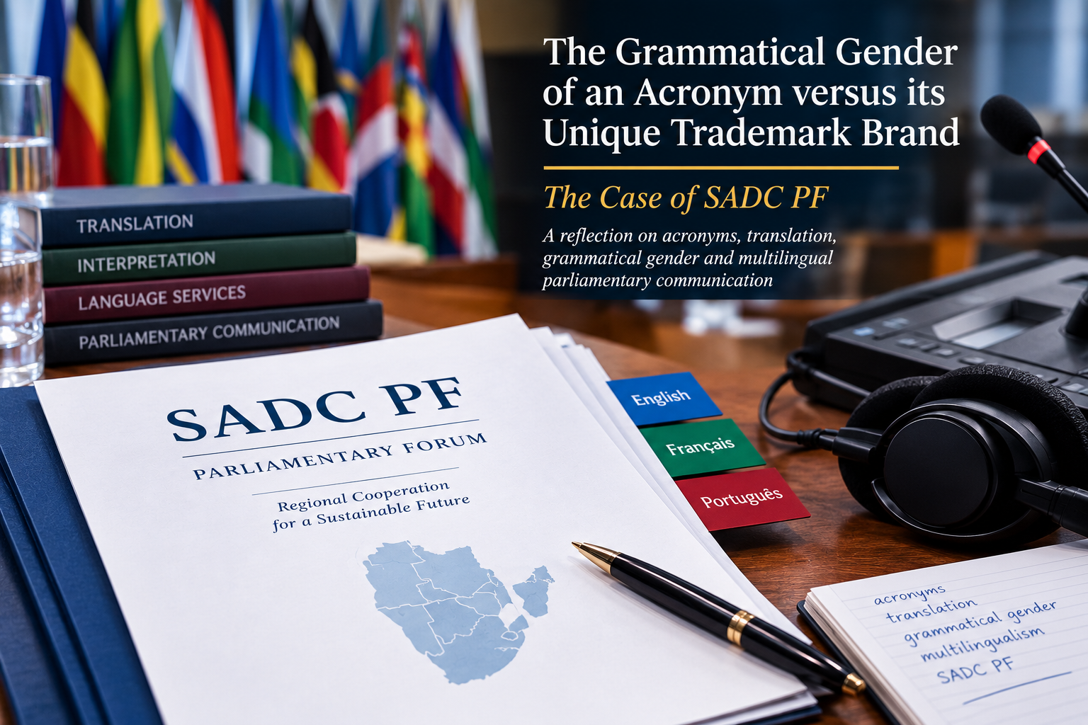 The grammatical gender of an acronym versus its unique trademark brand (the case of SADC PF): Pedro Manuel Lusakalalu